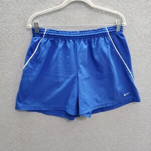 Nike Boys Activewear Pants Large Blue Straight 5"‎ Inseam Drawstring